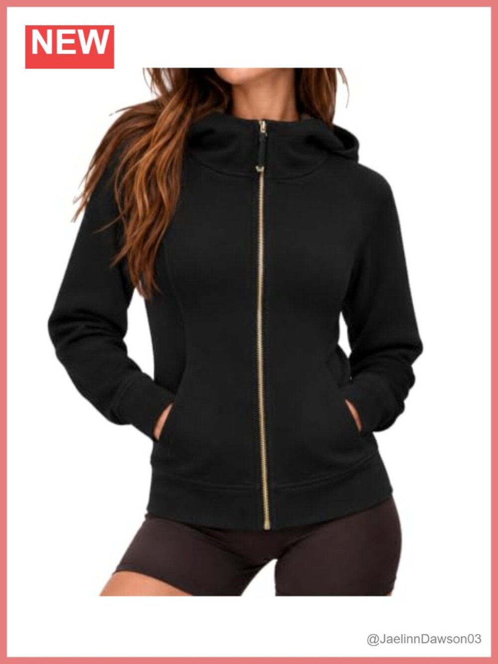 SUUKSESS Women's Cotton Full Zip Hoodie Fleece Lined Sweatshirt